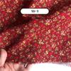 100x140cm Retro Pastoral Cotton/Linen Small Flower Floral Fabrics Soft for Spring Handwork Decor Tablecloth Dress Cushion Craft