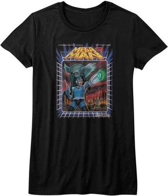Mega Man Whoa Capcom Video Game Women's Fitted T Shirt