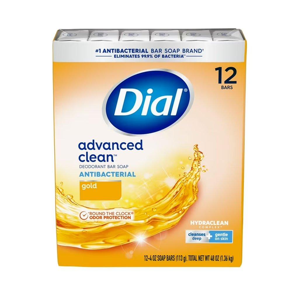Dial Антибактериальное золотое мыло чистящее мыло очищающее мыло 113г 12 штук