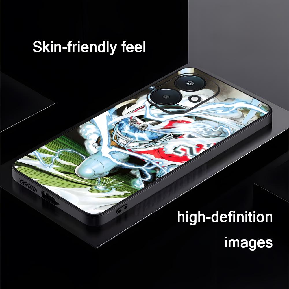 Чехол для телефона с изображением из комиксов Eyeshield21 Регби Для Xiaomi Redmi 14C 13C 12C Note14 13 12 11 10 Pro Plus S Мягкий Черный Чехол для Телефона