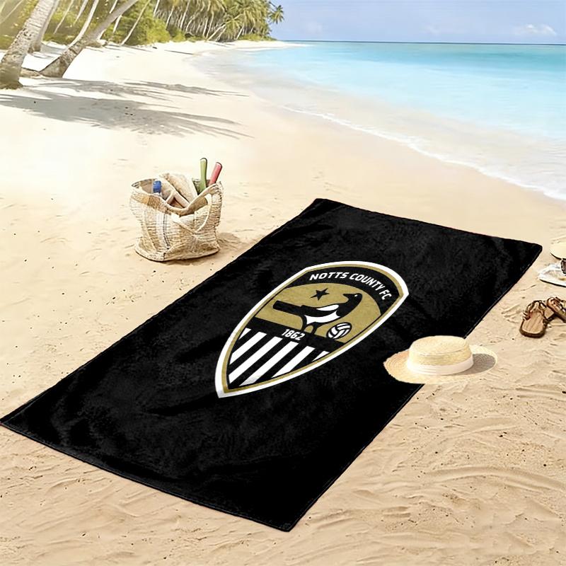 Notts County Towel, Large Soft Quick Dry Towel for Beach Camping Swimming