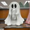 Хэллоуин Статуэтка Привидения Кока-Колы Милый Привидение Подставка для Напитков Настольный Держатель для Банки с Напитком для Домашнего Офиса Декор Стола