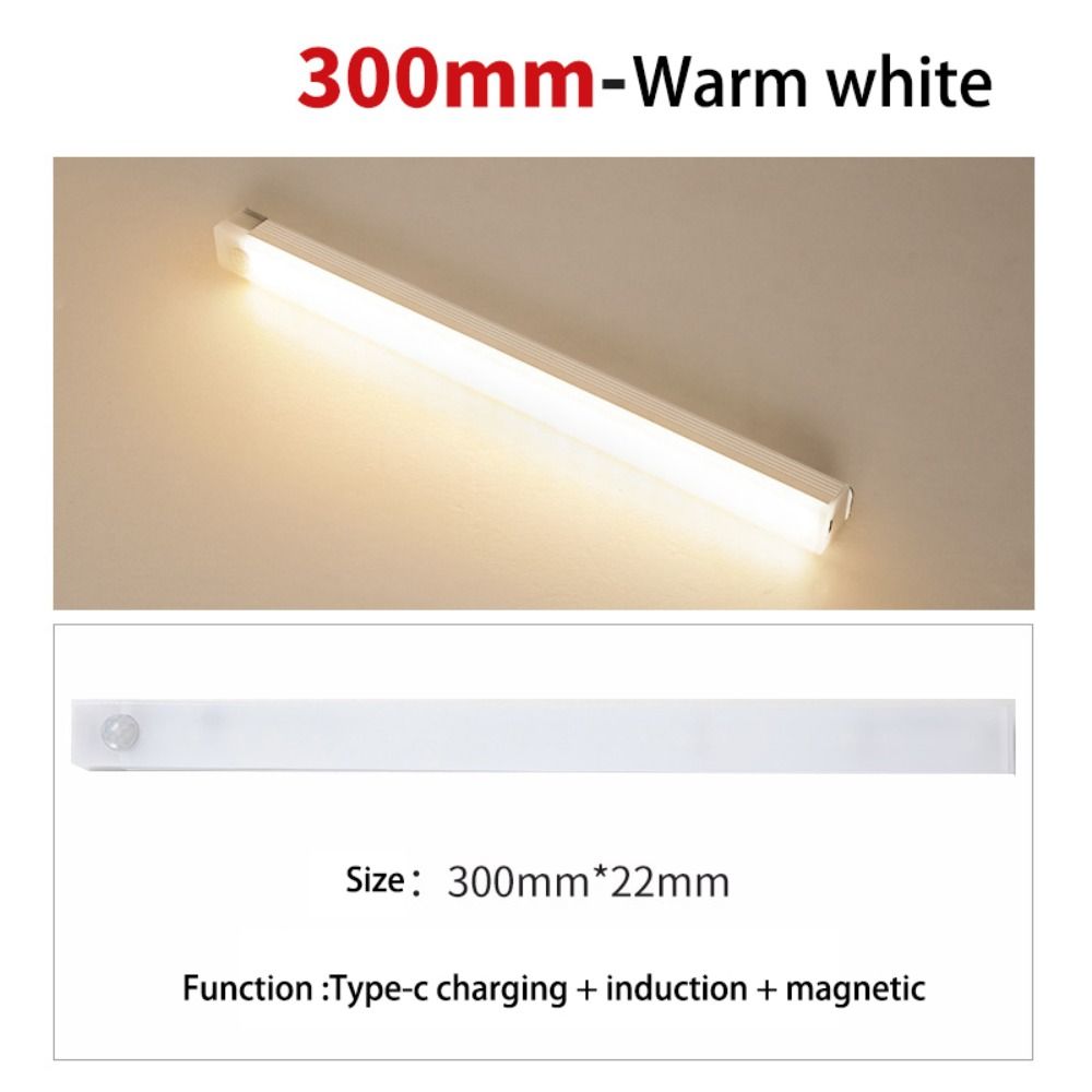 Backlight Motion Sensor Light Wireless Detector Light Rechargeable Closet Night Lamp  Bedroom