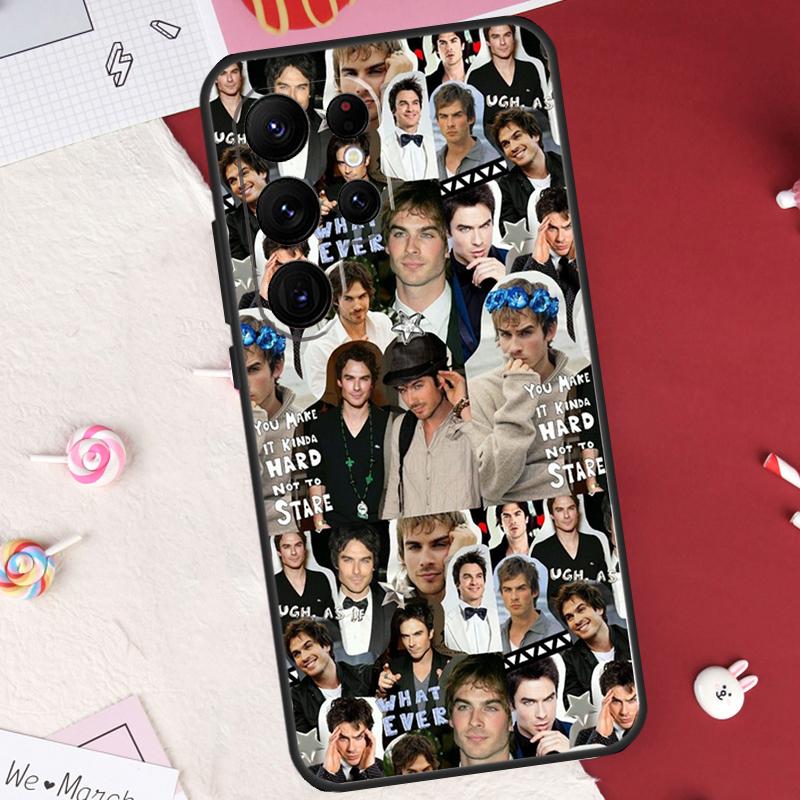 Коллаж Damon Salvatore Чехол для Samsung Galaxy S21 S22 S23 S24 S25 S26 Ultra S10 S25 Plus S25 FE S20 FE Защитный корпус