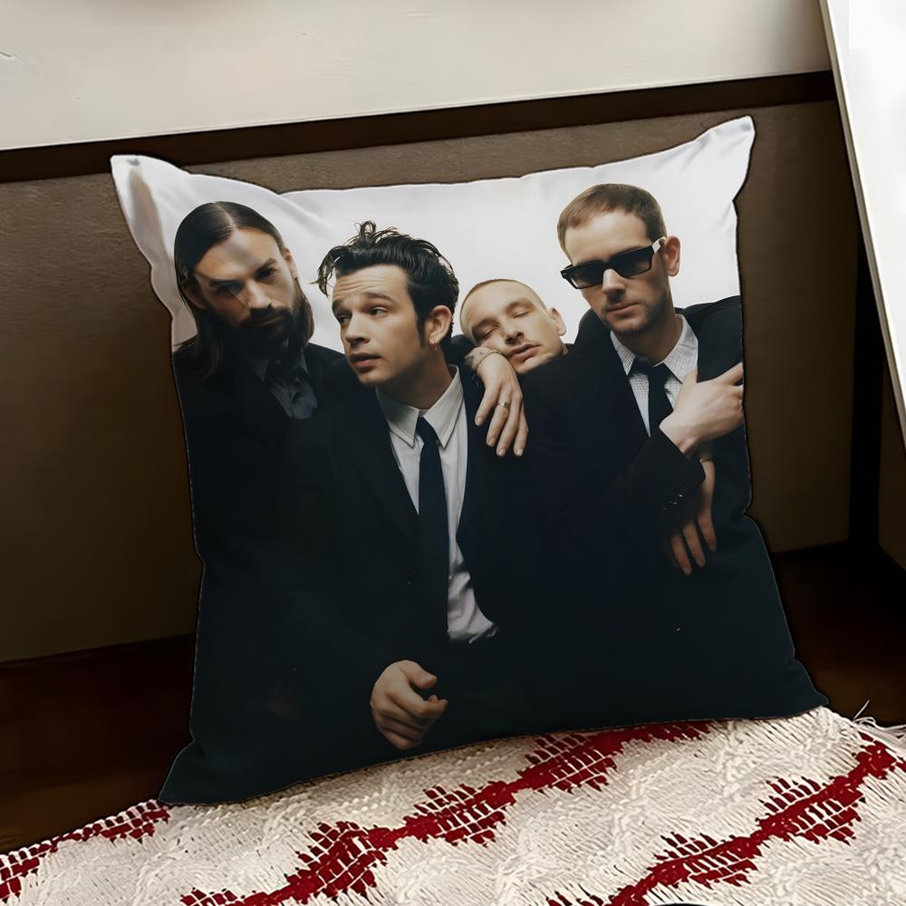 TThe 1975S Band Cushion Cover Reversible Soft Durable Pillow Cover Home  Car MultiScene Use for Daily Comfort