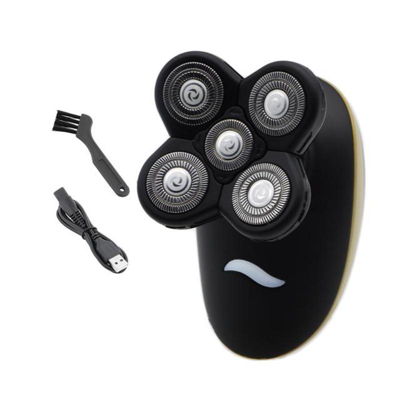 Электрическая бритва, перезаряжаемый станок для бритья лысины, триммер для бороды, многофункциональный набор для ухода, электробритва, влажная и сухая для мужчин