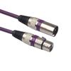 6 шт., 1,5 м, набор кабелей XLR, красочные микрофонные кабели, световой кабель для сцены DMX, 3-контактный разъем «папа-мама» для звука