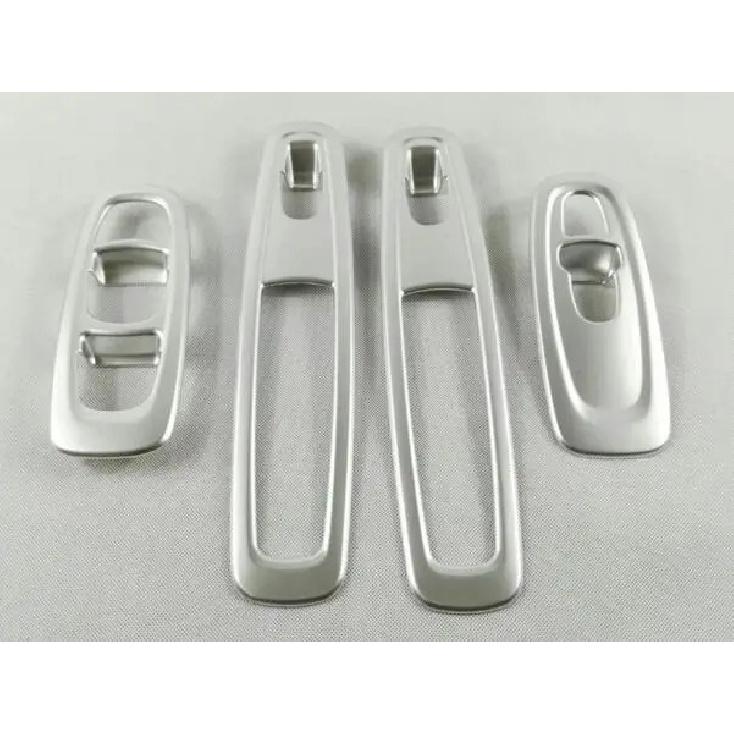 Car Body Door Window Glass Inner Panel Armrest Lift Switch Button Trim Frame Molding For Renault Kadjar 2016 2017 2018