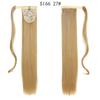 Straight Synthetic Clip In Drawstring Ponytail Hairpieces for Women High Temperature Fiber