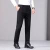 Новые осенние и зимние мужские брюки, трендовые универсальные повседневные брюки, мужские свободные прямые брюки корейской версии, деловые эластичные повседневные брюки для мужчин