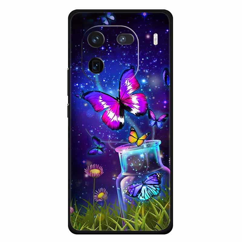 For Vivo Iqoo 12 Case Soft Silicone Cat Owl Fashion Back Covers for Vivo iQOO 12 Pro Cases Marble Shockproof Phone Shells Iqoo12