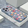 Розовые Наброски Сердечек Фиолетовый Чехол-Ремешок Для iPhone 18 Pro Max Мягкая Силиконовая Крышка Для iPhone 17 16 15 14 13 Pro Max 17E 16E