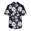Men's Short Sleeve V-Neck  Print Chest Pocket Care Top