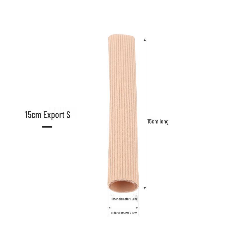 Open-End Silicone Toe Caps: Ready Stock, Fiber Enhanced, Free-Cut Protective Sleeves