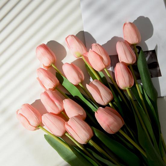 Декоративный искусственный цветок, яркий, свежий, сохраняющий скандинавский стиль, имитация тюльпана, домашний декор