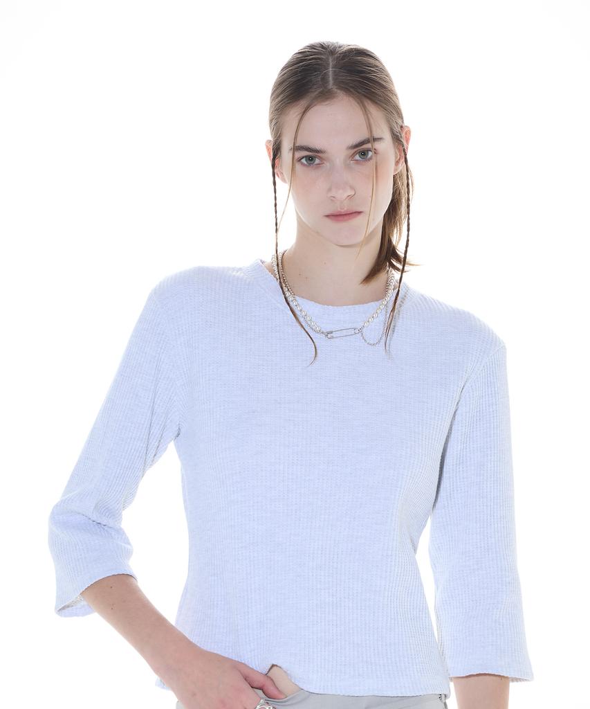 LARTIGENT L14 Waffle T-Shirt (Melange)