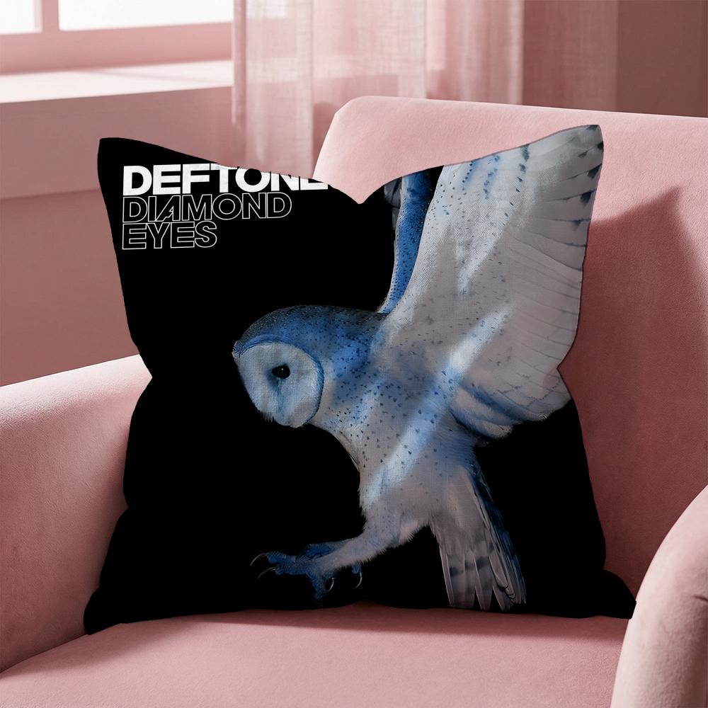 Наволочка Deftones для подушки, многоцелевая, для дома и автомобиля - Двусторонняя, мягкая и прочная для повседневного использования