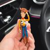 Unisex Car Keychain Pendant, Woody Buzz Lightyear Air Freshener, Aromatherapy Polyvinyl Chloride Vent Clip Accessory for Toy Fan Gift Toy-Story