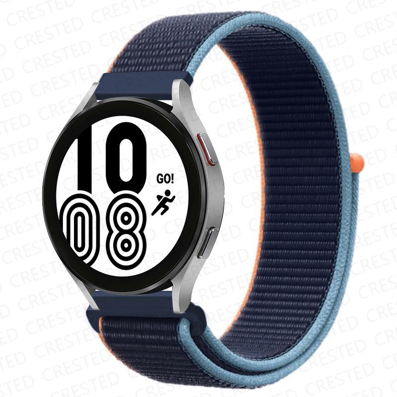 Нейлоновый петлевой ремешок для Samsung Galaxy Watch 7/4/6/Classic/5/pro/active 2/Gear S3 Браслет Huawei watch GT 2 4 3 pro ремешок 20 мм/22 мм