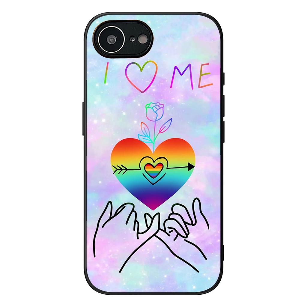 Love Is Love LGBT Rainbow Heart LGBTQ Case for Motorola Moto Edge 50 30 Fusion 40 NEO Ultra Pro G22 G23 G20 G35 G84 G13 G53