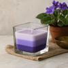 Scented Candle Violet Scent Rainbow