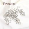 20-200Pcs 3-8mm Gold Plated Split Ring Open Jump Rings Connectors For DIY Jewelry Making Supplies Connecting Rings