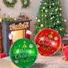 2/4 Счастливого Рождества красные зеленые 4d шары, украшения для рождественской вечеринки, праздничный реквизит, рождественские подвесные шары, новогодняя вечеринка