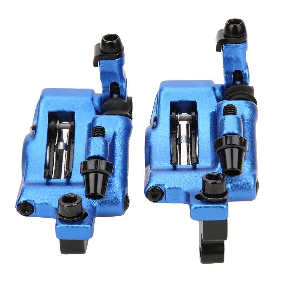 HB100 Bike Aluminium Alloy Hydraulic Disc Brake Set Front Rear for Mountain Road Bicyclecolorful