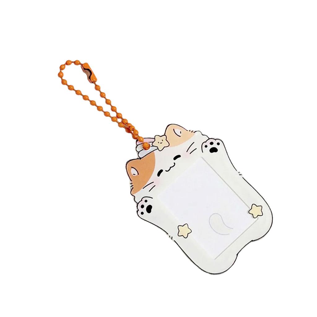 K-pop Держатель для фотокарточек Брелок Держатель для ID-бейджа с брелоком Подвеска для студенческого проездного билета для школы, офиса, путешествий