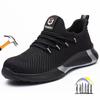 Breathable Safety Shoes Man Security-Protection Lightweight Safety Work Sneakers Anti Puncture Work Safety Boots for Men Women