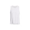 UA Launch Elite Solid Logo Sweat-Wicking Cool Круглый вырез Без рукавов Майка Мужские топы Белый 1382608-100