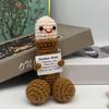 Маринованные Огурчики для Эмоциональной Поддержки Ручной Работы Мини Забавный Огурец Подарок Милые Рукодельные Украшения Вязание Крючком Вязание Крючком Кукла Рождественский Подарок