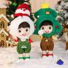 Стильная 9-дюймовая шарнирная кукла-снеговик в виде рождественской елки со сменной одеждой — популярный праздничный подарок.