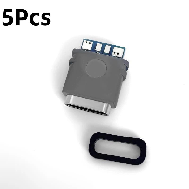 2/5/10 шт. USB 3.1 Водонепроницаемый разъем Type-C 4-контактный 5A Гнездо Двойной 5.1K Резистор Поддержка Зарядки и Разрядки