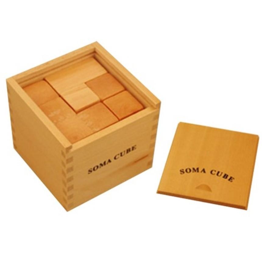 Big Sol Storming Wood Soma Cube, популярные корейские головоломки
