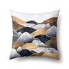 Nordic Style Ins Marble Polyester Pillowcase Car Decoration Home Printed Waist Cushion Pillowcase