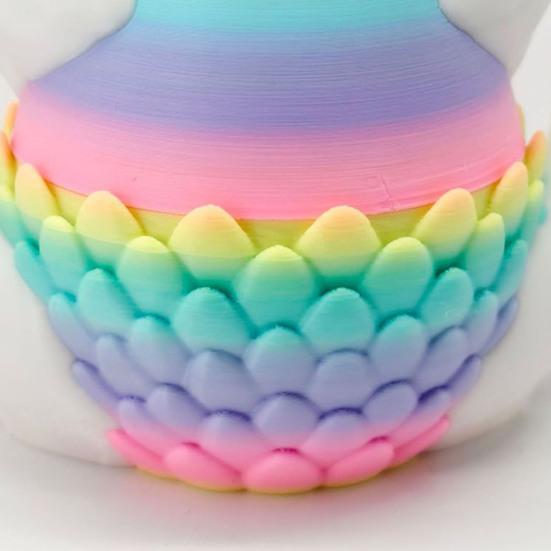 Коллекционное мини-яйцо с драконом, напечатанное на 3D-принтере, с подвижным драконом внутри