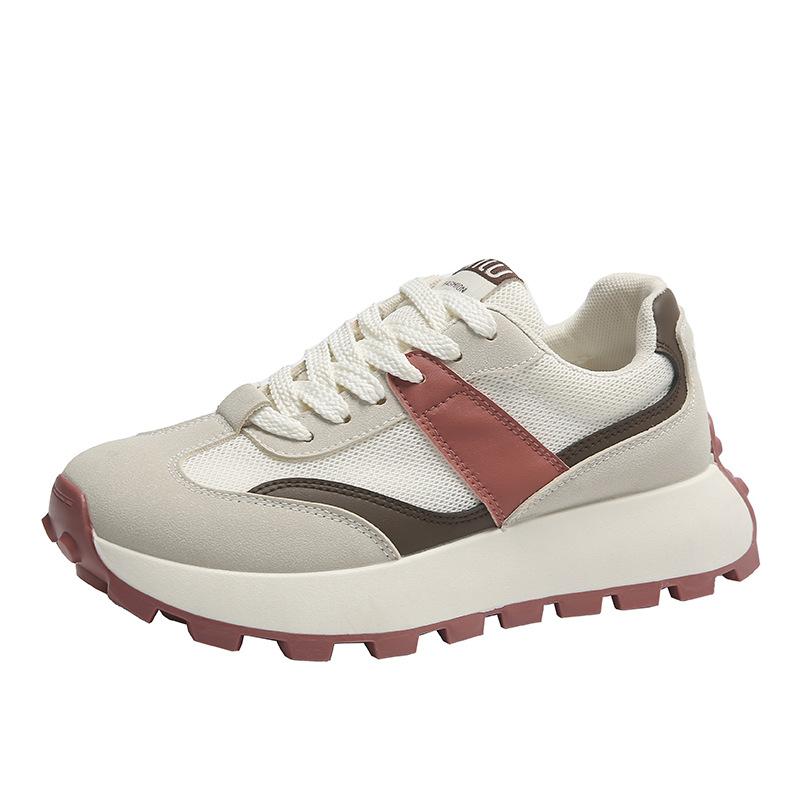 2025 Spring Forrest Gump Shoes New Korean Version Ins Female Student Sports Breathable Running Platform Casual Shoes G6830-1