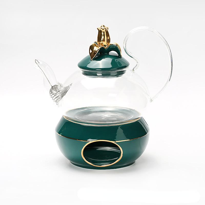 Чайный набор Flower Teapot Набор для подогрева свечей Pyrex Flower Teapot