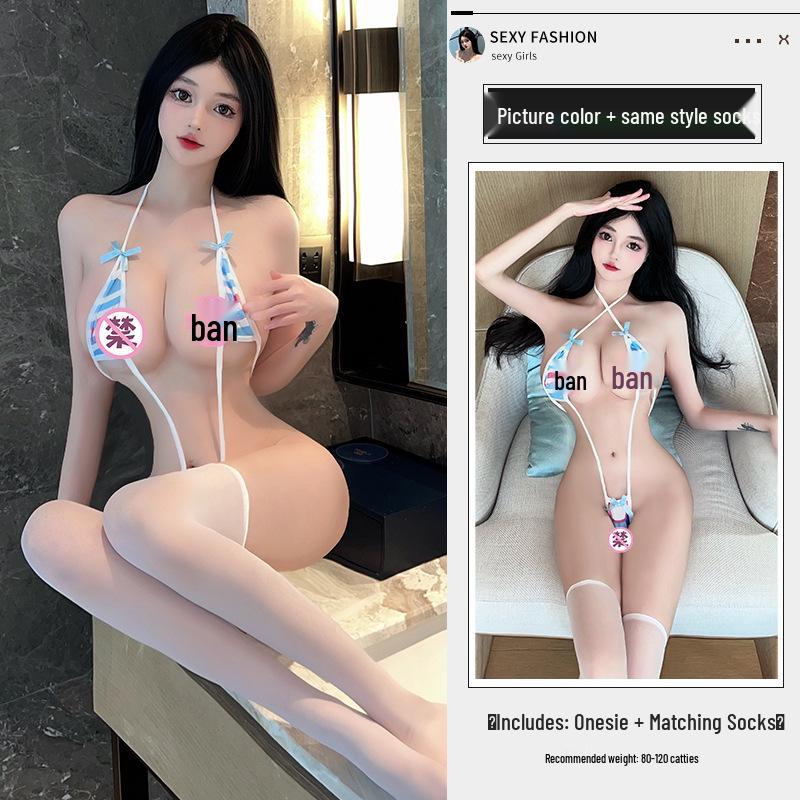 Соблазнительный комплект бикини-тройка Qing Ruohan для маленькой груди - Страстный, Сексуальный, Съемный - Стиль 8516