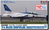 PLATZ Japan Air Force Blue Impulse 2023 Matsushima Base 10th Anniversary В комплект входит пластиковая модель 1/100 Self-Defense T-4 BLU-2023SP