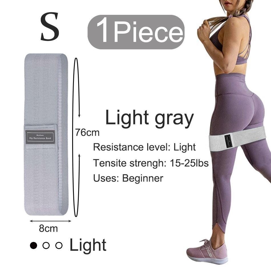 1 PC Elastic Rubber Bands Set for Women Men for Fitness Gym Home Resistance Booties Band Hip Circle Expander Workout