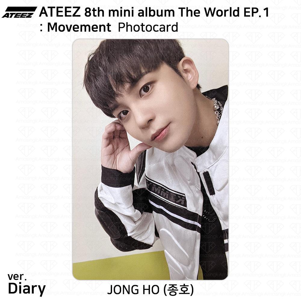 ATEEZ 8-й мини-альбом The World EP.1 : Официальное удостоверение личности движения Фотокарта КПОП