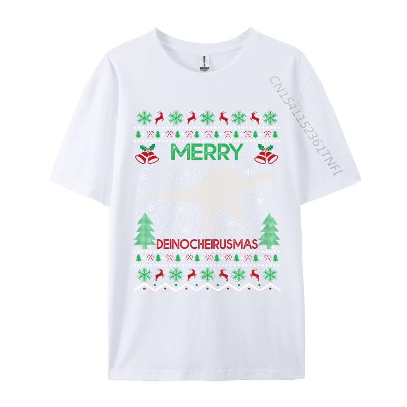 Merry Deinocheirus Ugly Deinocheirus Christmas Tshirts Tshirt For Unisex Short Sleeve Top T Shirt New Arrival