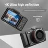 4K Цифровая камера XJ600 с двойными камерами 64 МП и 18-кратным цифровым зумом, 2,8-дюймовый экран с WIFI для семейной съемки и влогинга