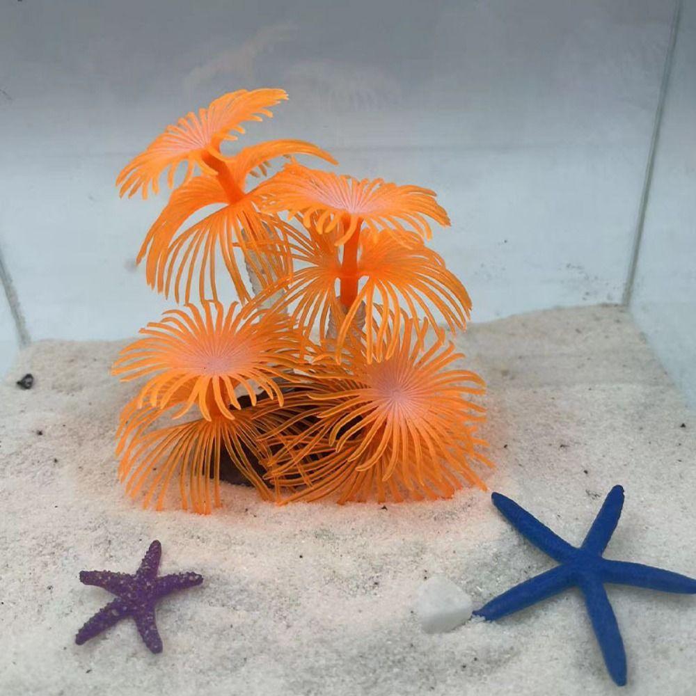 Simulation Artificial Coral Decorative Simulation Silicone Coral Fake Underwater Coral  Fish Tank