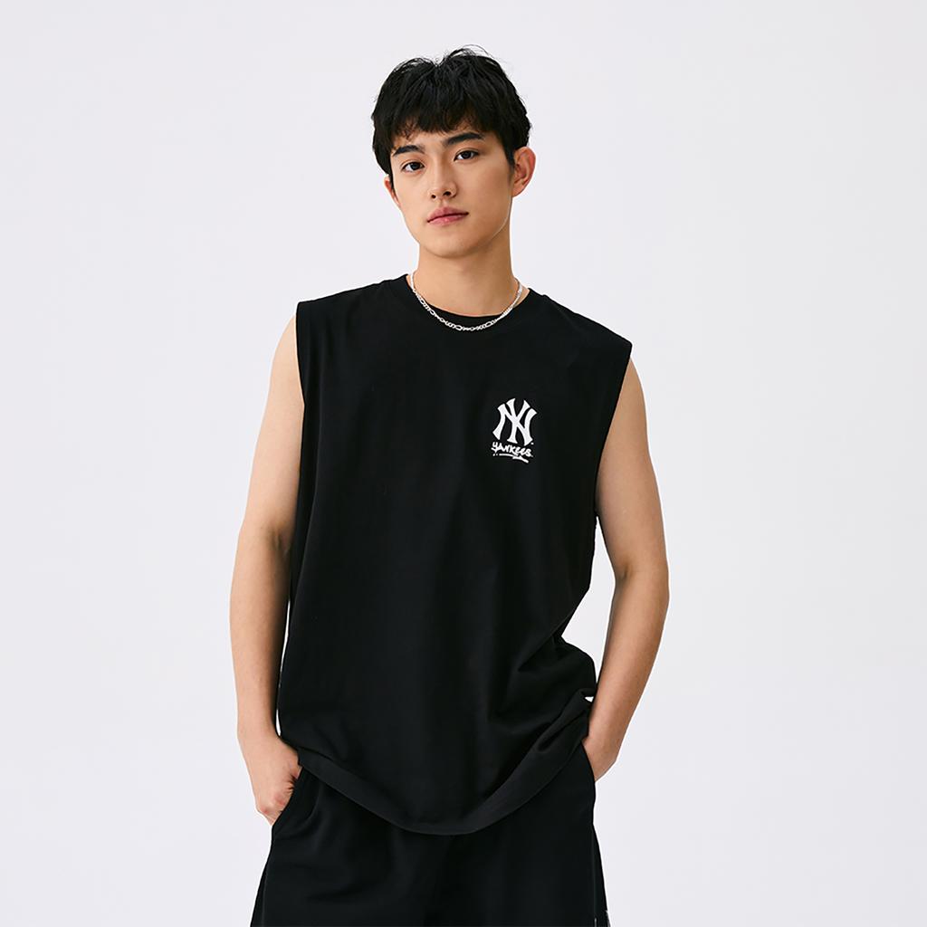 Новая майка MLB New York Yankees Basic Collection SS25 Унисекс Черная 3ATOB0253-50BKS