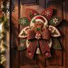Easy Sewing Kits for Adults Christmas Quilt Bow DIY Kit, 3D Handmade Decorative Ornament, Pre-cut Ornament Making Kit Fabric And Step-by-Step