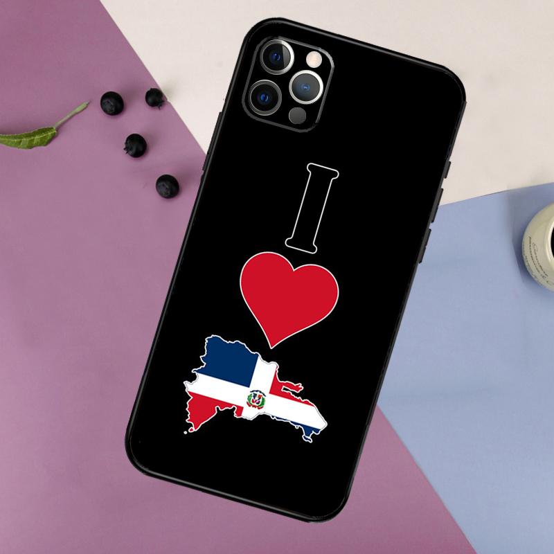 Dominican Republic Flag Phone Case For iPhone 17 16 15 14 11 12 13 Pro Max Plus 12 13 mini 16e 17 Air Bumper Cover