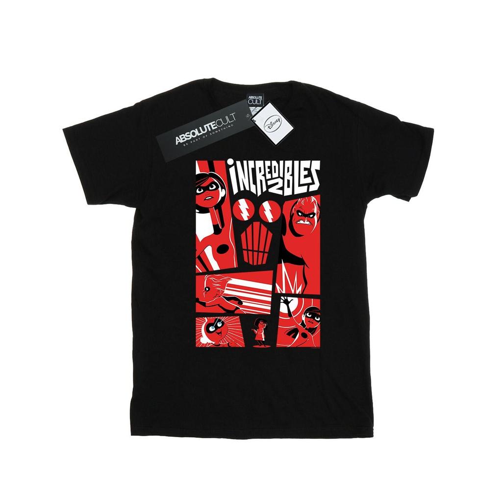 The Incredibles Mens Collage Cotton T-Shirt